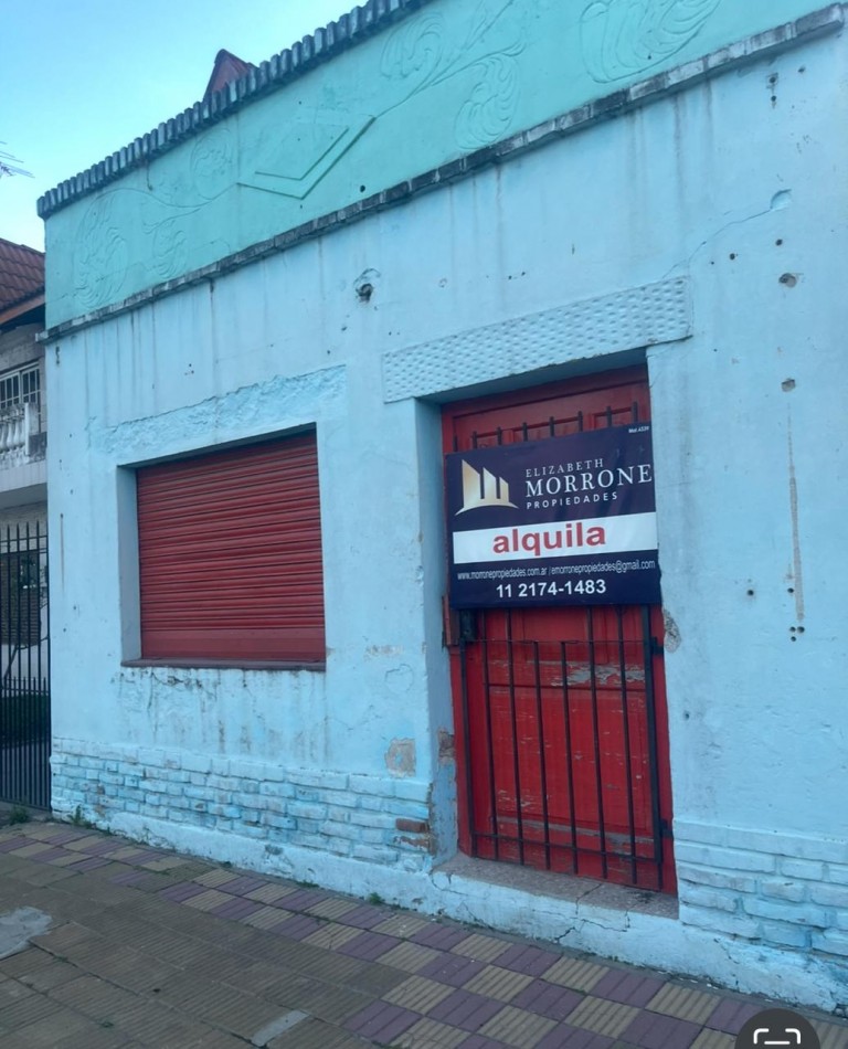 ALQUILER DEPOSITO, EXCELENTE UBICACION A MEDIA CUADRA DE AV SAN MARTIN, LUIS MARIA DESARRO 366 