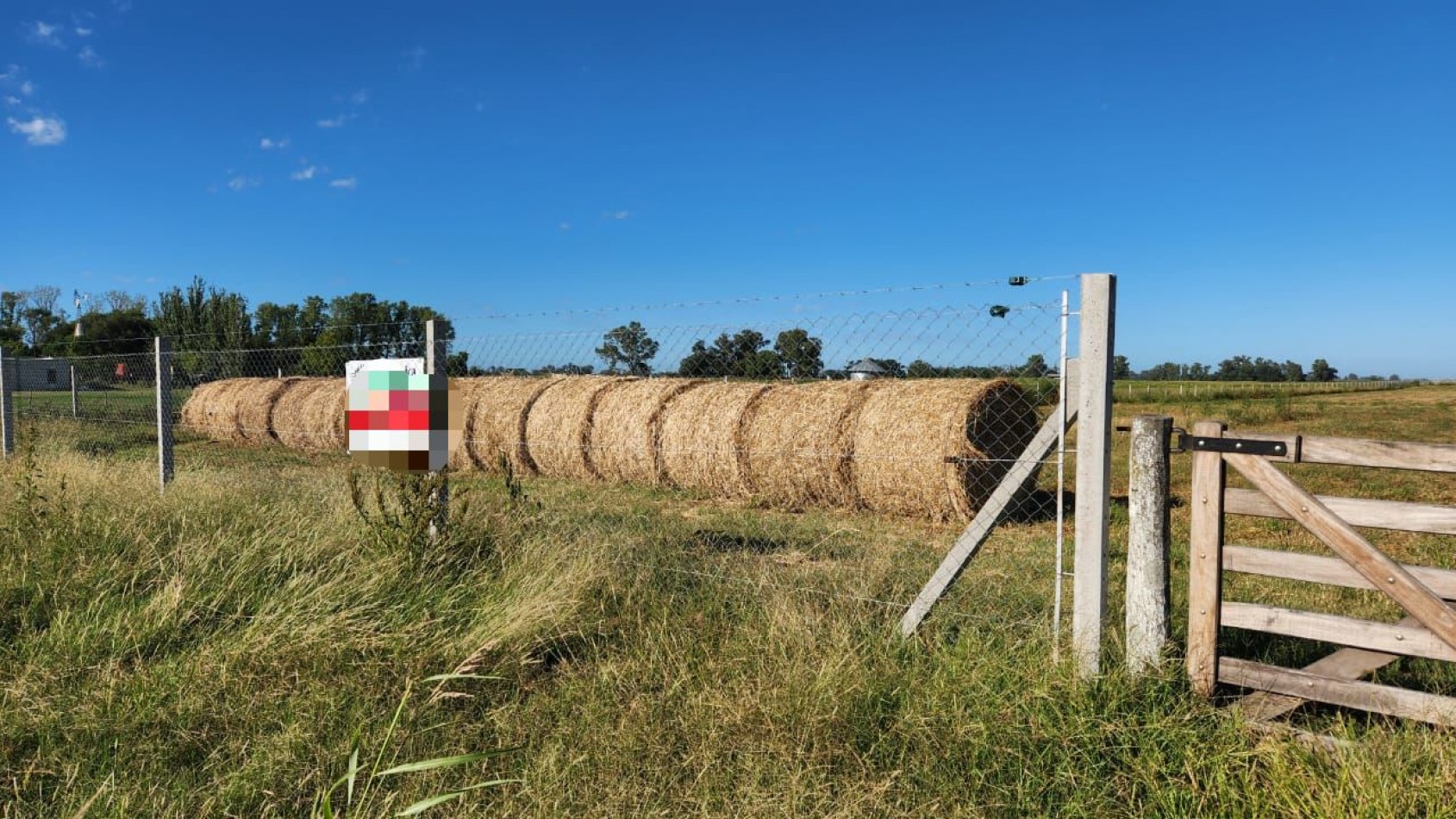 VENTA 3 HECTAREAS Y UN CUARTO CON ALAMBRADO OLIMPICO AL FRENTE, TRANQUERA DOBLE HOJA Y ALAMBRADO EN UN LATERAL, RUTA 65 -9 DE JULIO-
